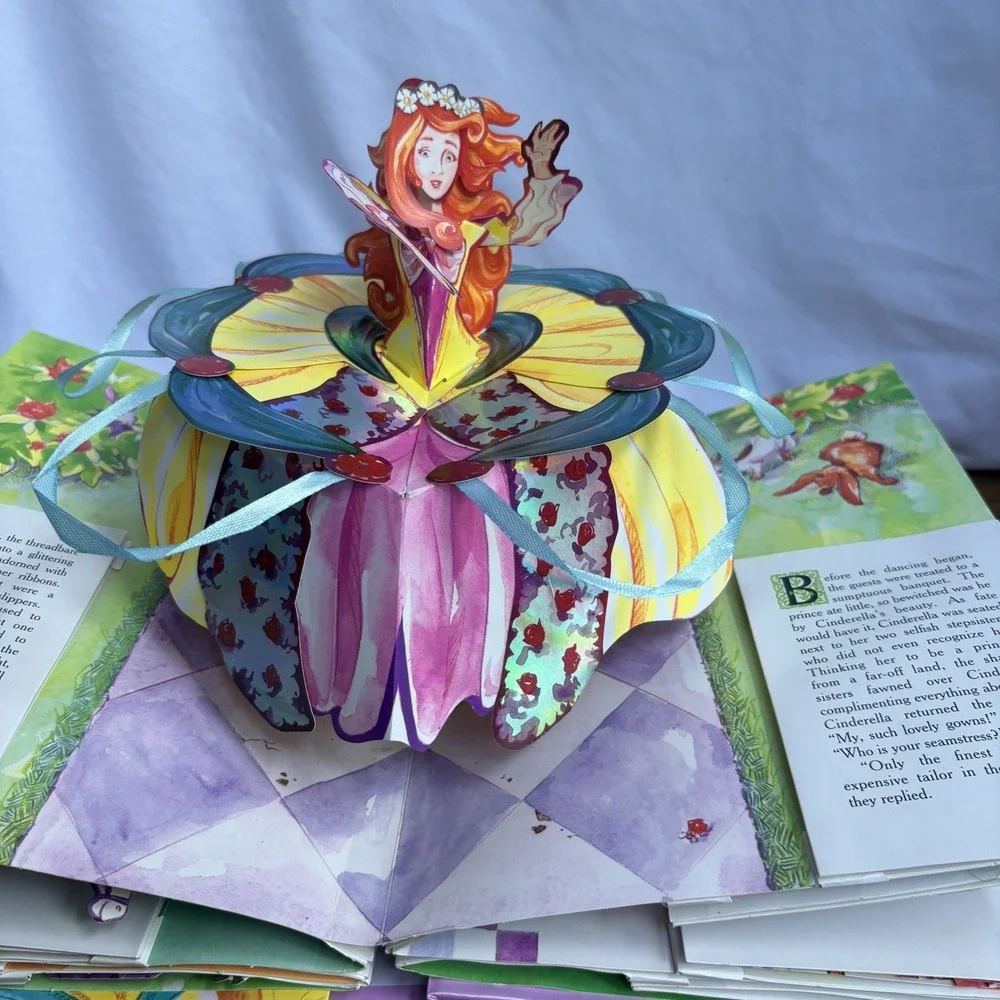 Matthew Reinhart Cinderella Pop-Up Fairy Tale Hardcover Interactive Story Book